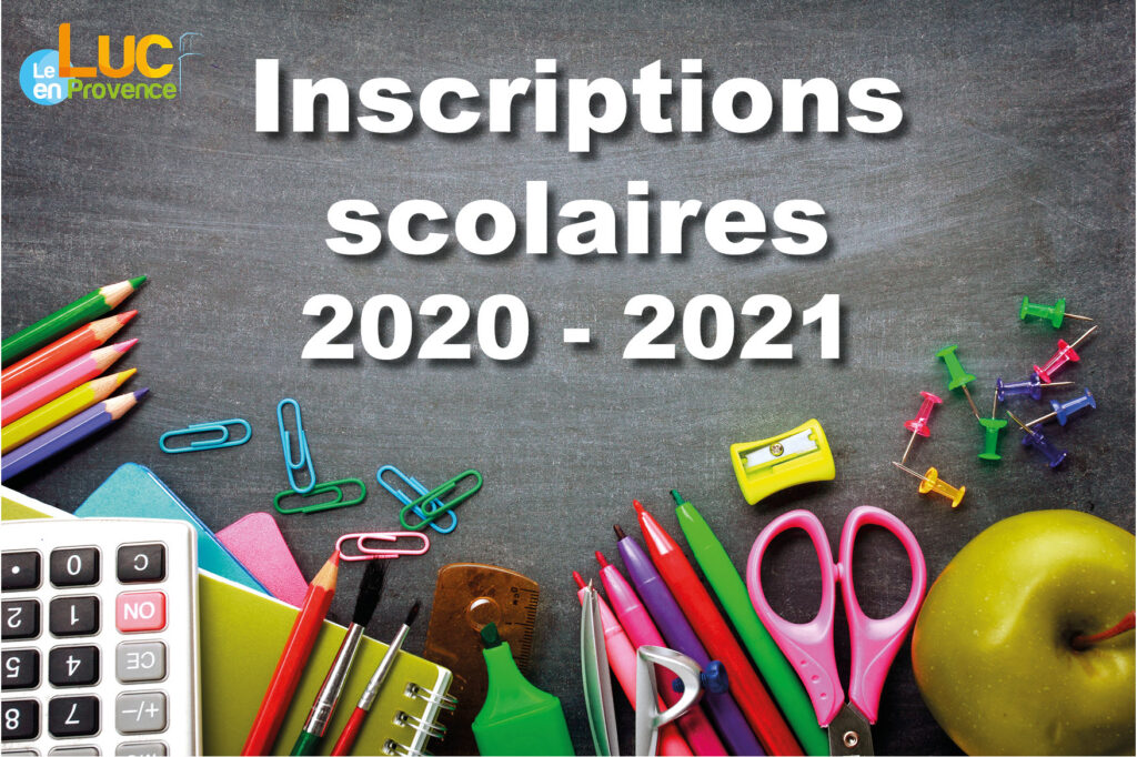 Inscriptions scolaires 2020-2021