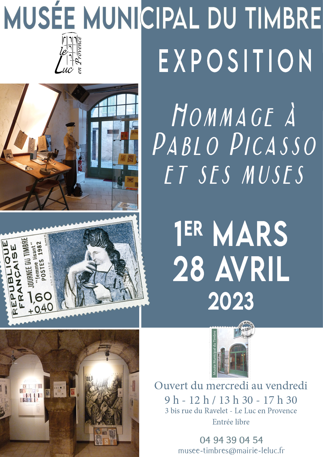 Jusqu’au 28 avril – Exposition « Hommage à Pablo Picasso et ses muses »
