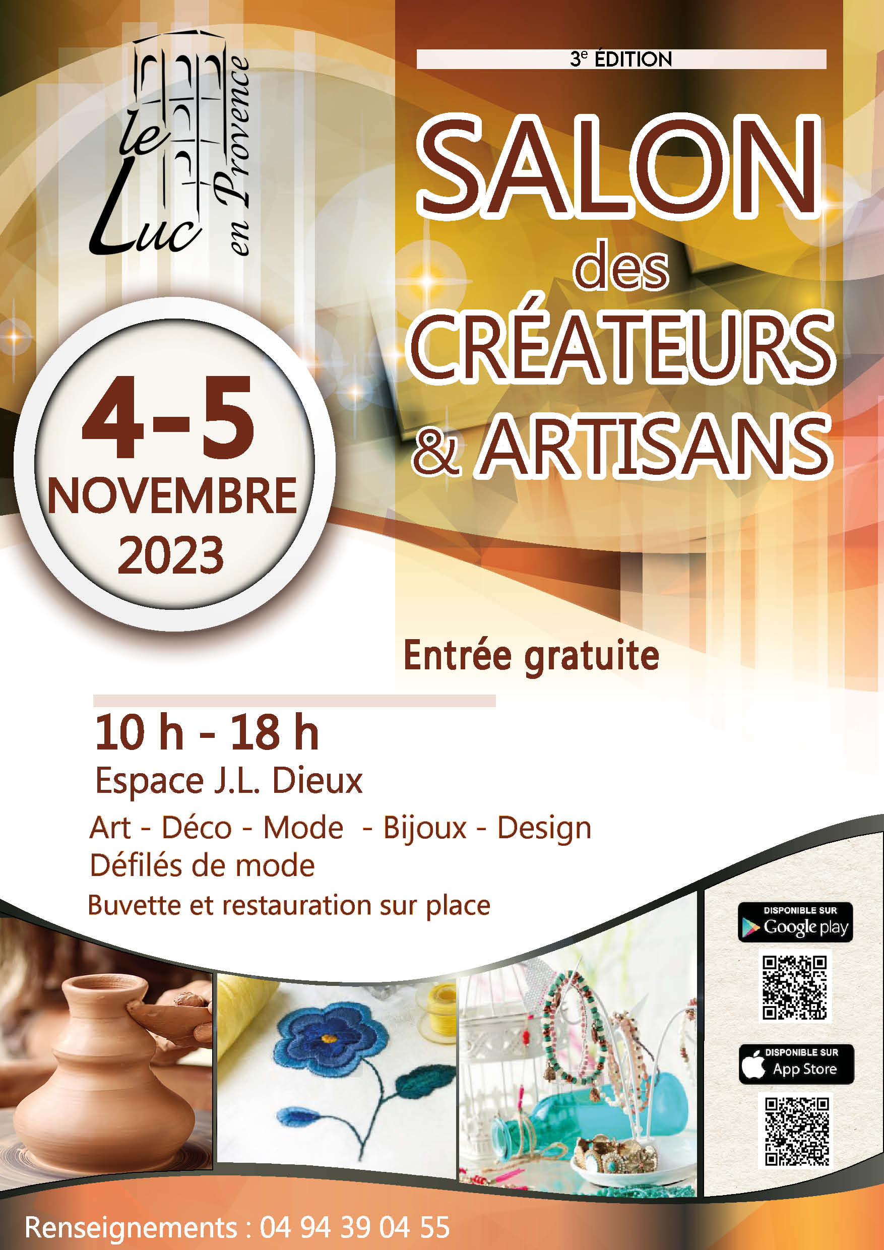 Samedi 4 et dimanche 5 novembre - "Salon des créateurs & artisans" (3e  édition) - Site officiel de la ville