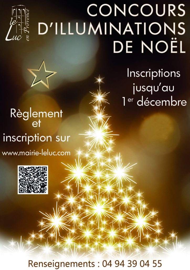 Du 1er au 31 décembre – Concours d’illuminations & décorations de Noël 2023