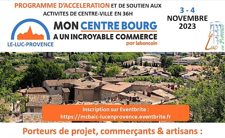 Opération « Mon centre-bourg a un incroyable commerce » : inscrivez-vous !