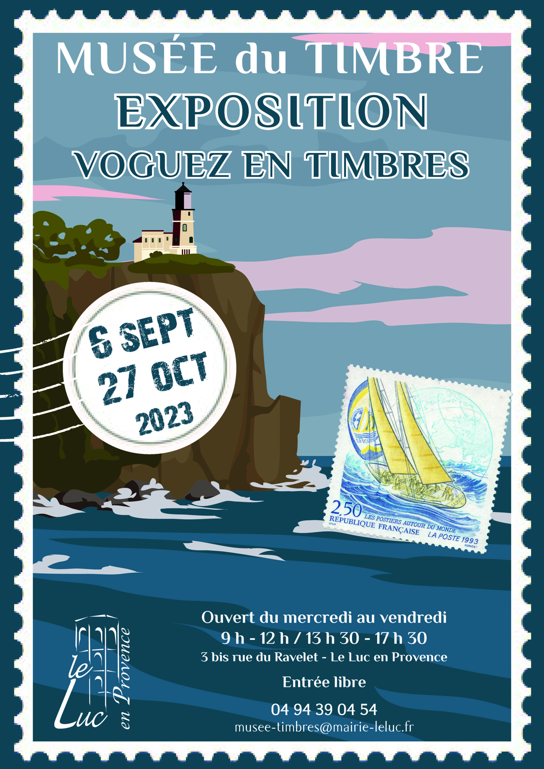 Jusqu’au 27 octobre – « Voguez en timbres » 