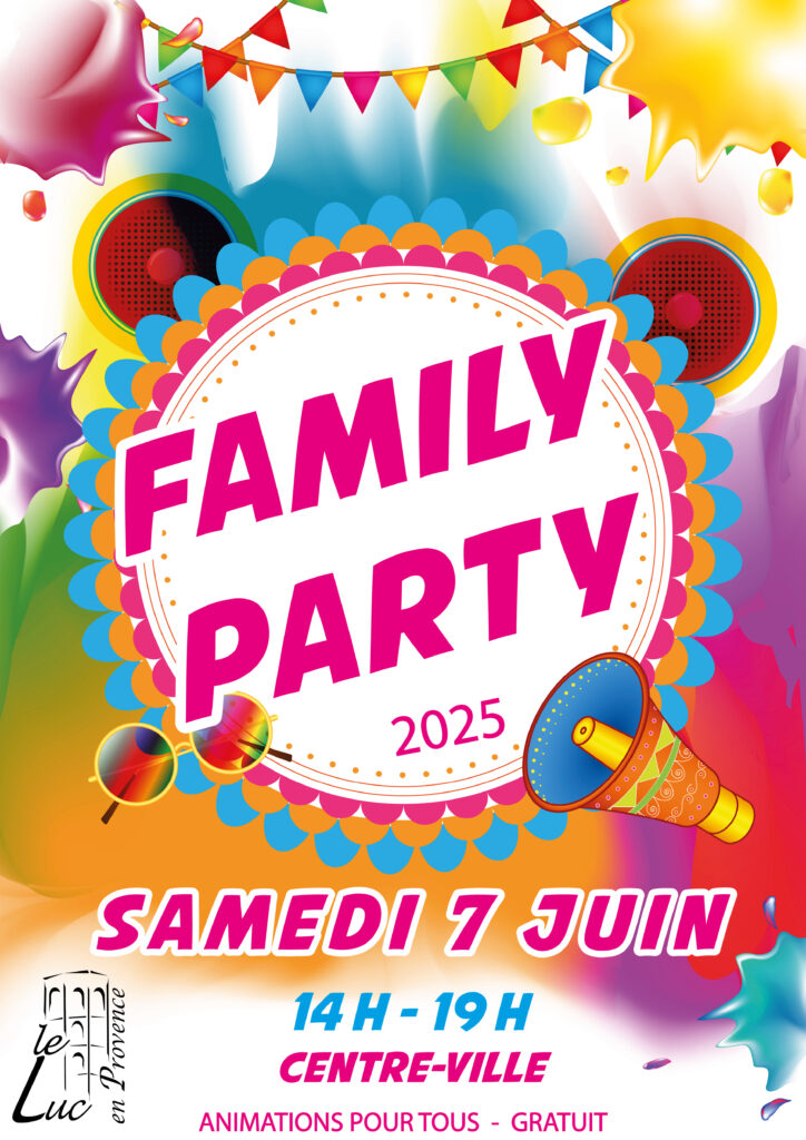 Samedi 7 juin – Family Party