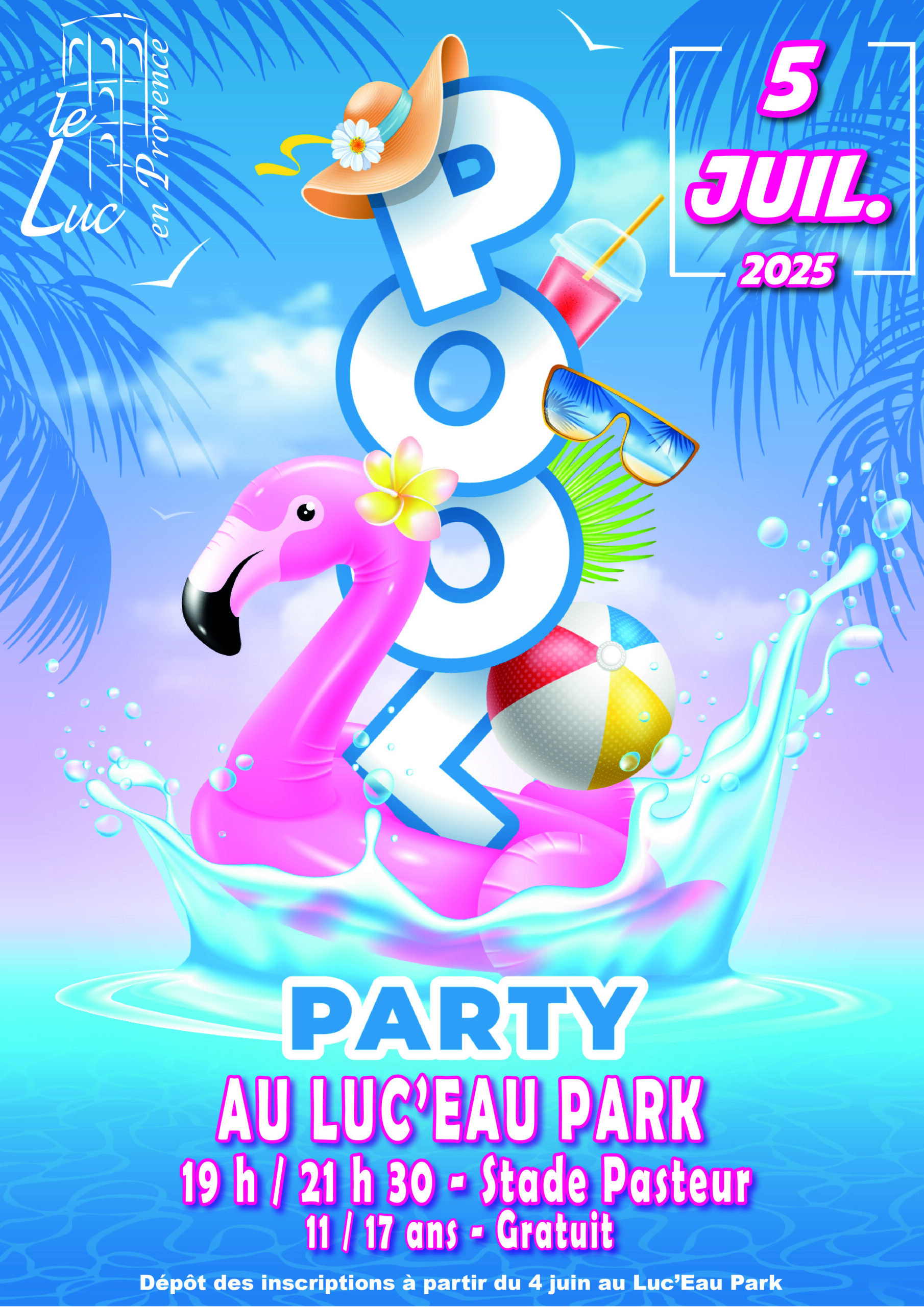 Samedi 5 juillet – Pool Party