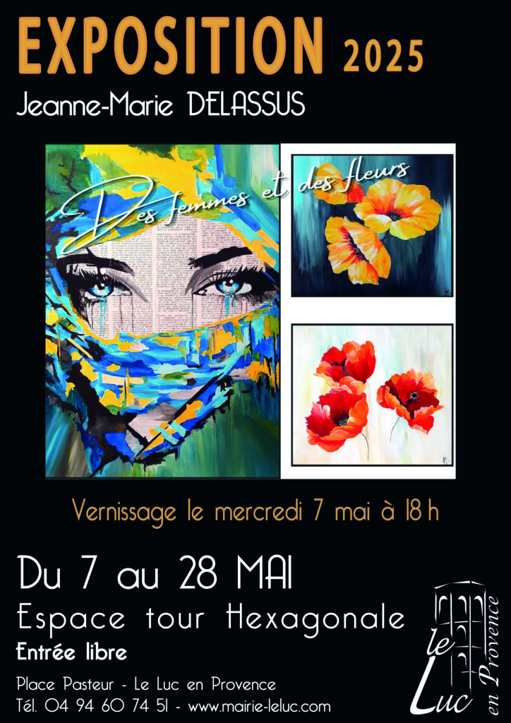 Du 7 au 28 mai – Exposition Jeanne-Marie Delassus