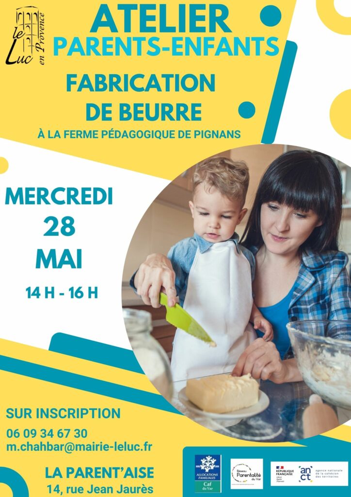 Mercredi 28 mai – Atelier parents-enfants