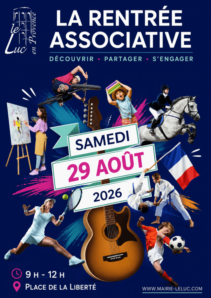 Samedi 29 août – La rentrée associative