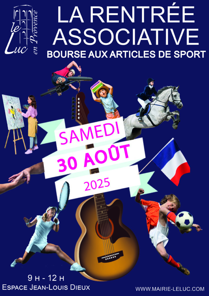Samedi 30 août – Rentrée associative