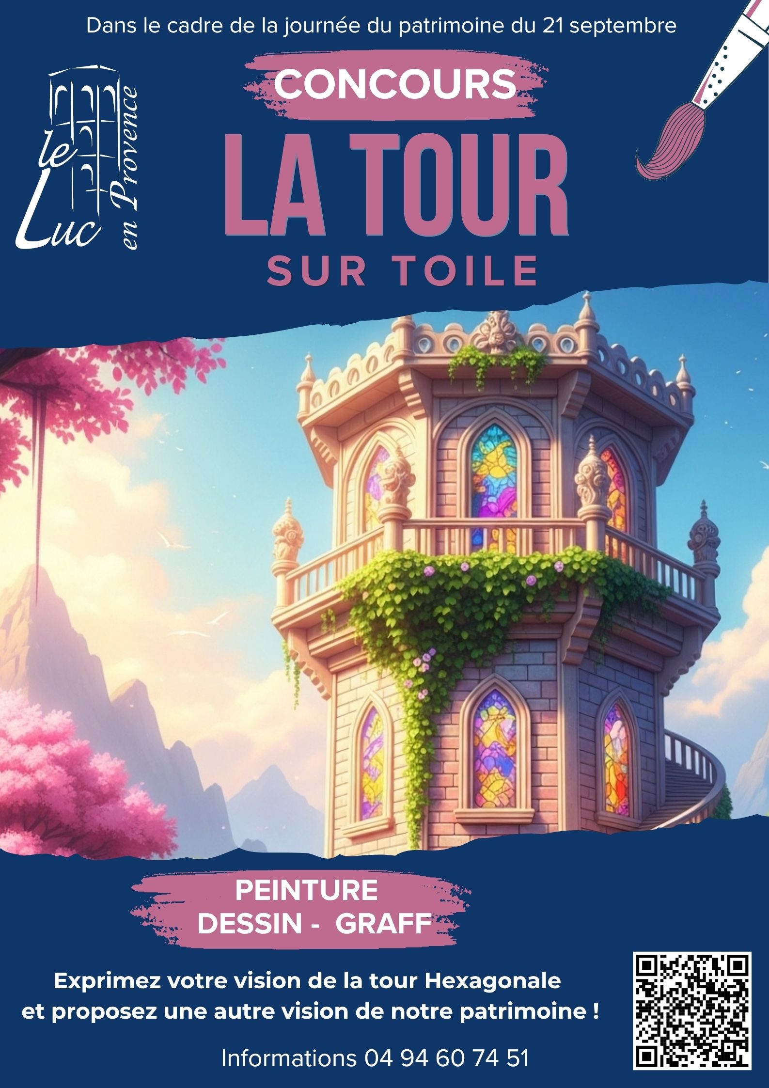 Jusqu’au 19 septembre – Concours « La Tour sur toile »
