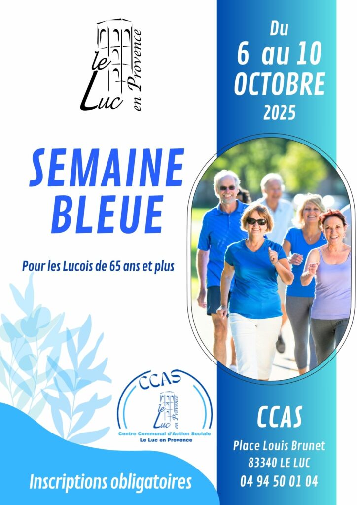 La semaine bleue 2025 – Du 6 au 10 octobre