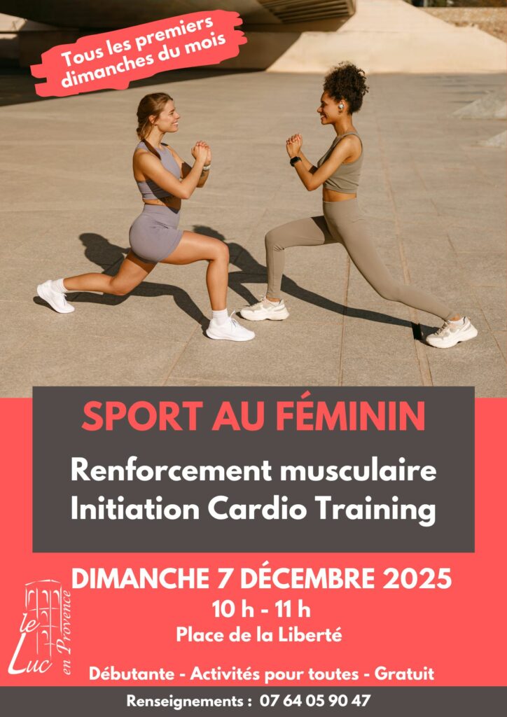 Dimanche 7 décembre – Sport au féminin