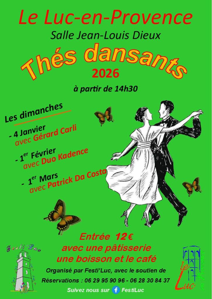 Dimanche 4 janvier – Thé dansant