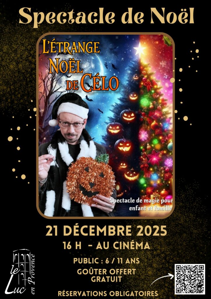 ¨Dimanche 21 décembre – Spectacle de Noël au cinéma