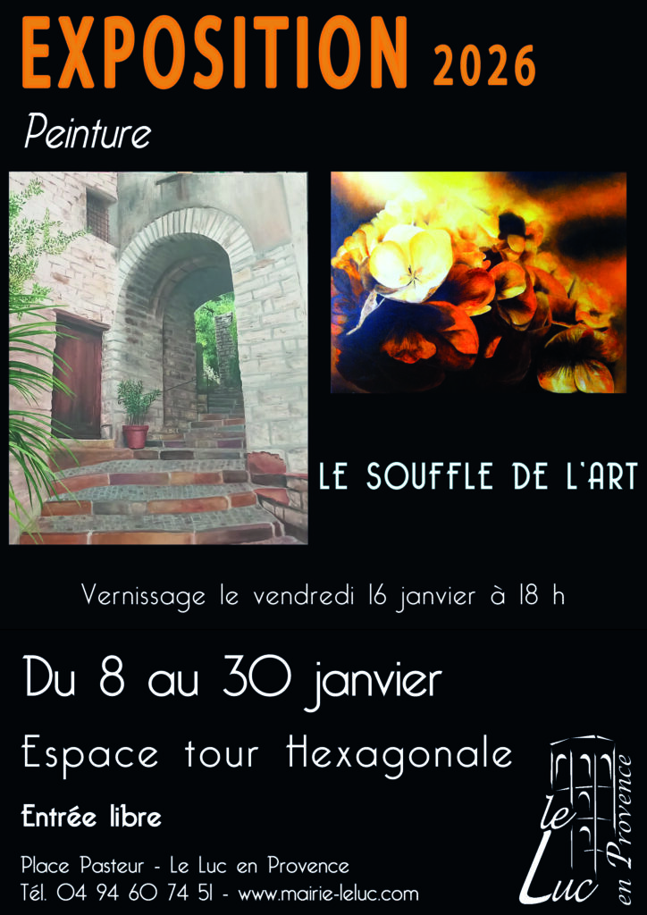 Du 8 au 30 janvier – Exposition de peinture