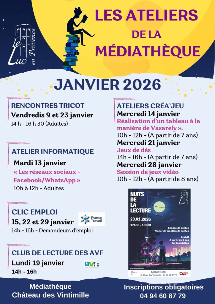 Mercredi 14 janvier – Atelier créa&rsquo;jeu