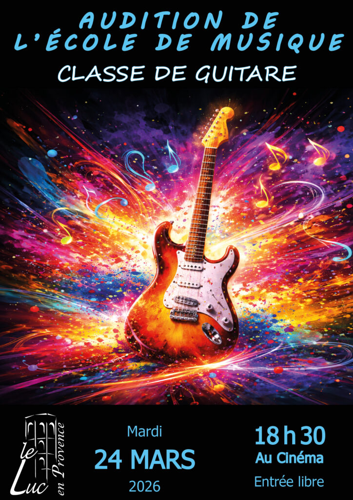 Mardi 24 mars – Audition école de musique