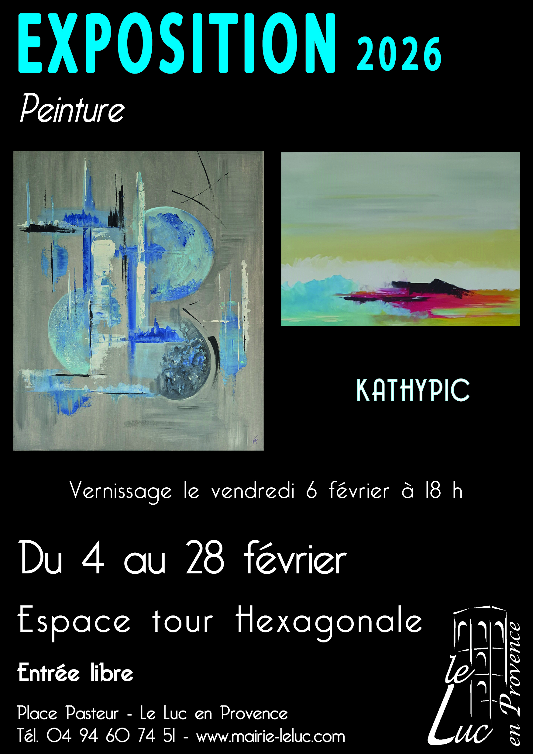 Jusqu&rsquo;au 28 février – Exposition de peinture