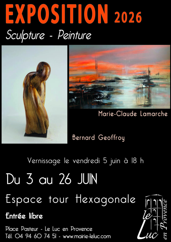 Du 3 au 26 juin – Exposition de peinture et sculpture
