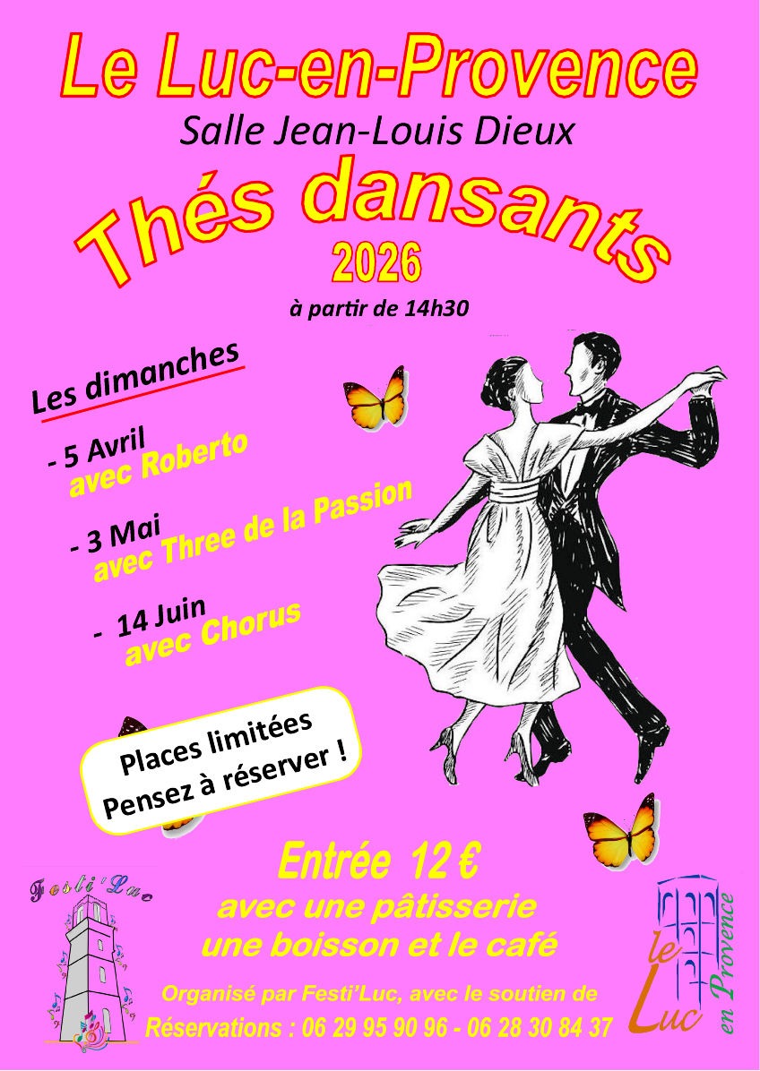 Dimanche 14 juin – Thé dansant