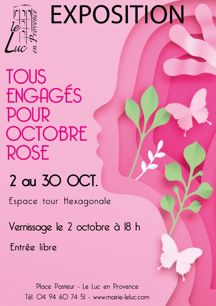 Du 2 au 30 octobre – Octobre rose