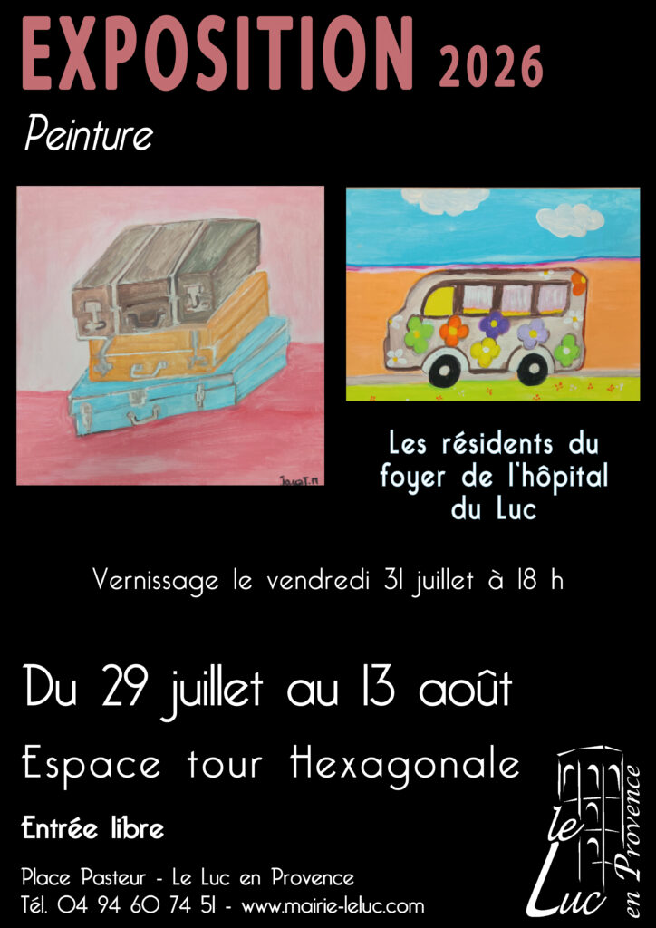 Du 29 juillet au 13 août – Exposition de peinture