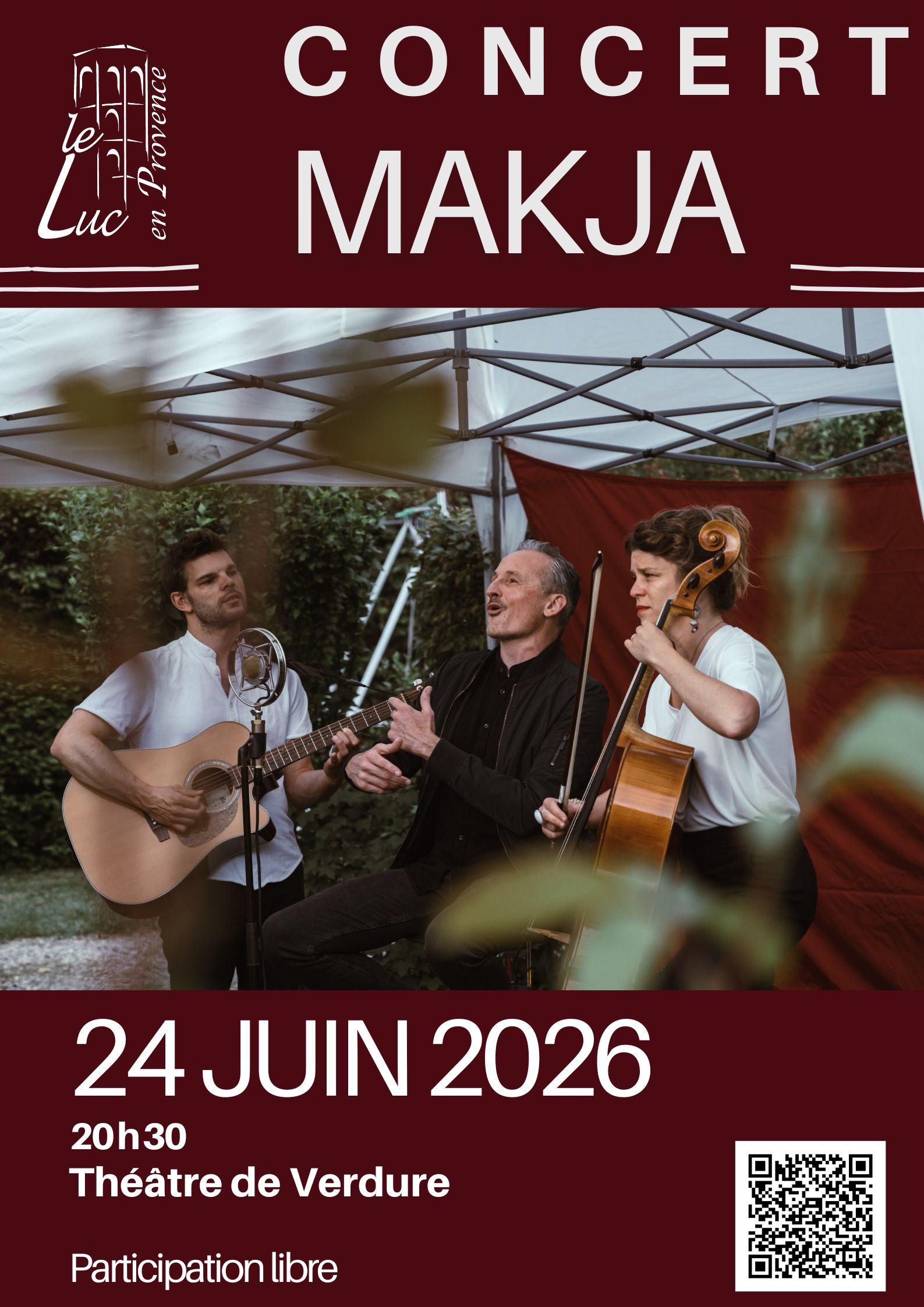 Mercredi 24 juin – Concert Makja
