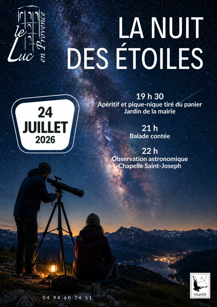 Vendredi 24 juillet – La nuit des étoiles