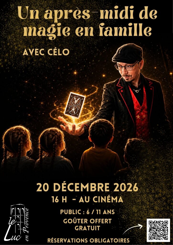 Dimanche 20 décembre – Spectacle de magie