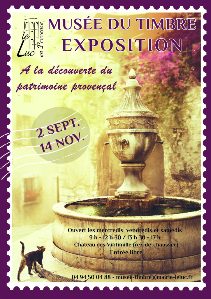 Du 2 sept. au 14 nov. – Exposition du musée du timbre