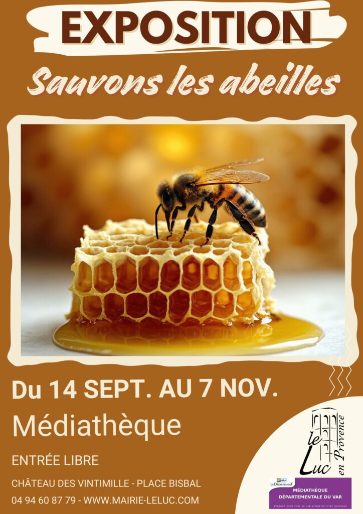 Du 14 sept. au 7 nov. – Exposition « Sauvons les abeilles »